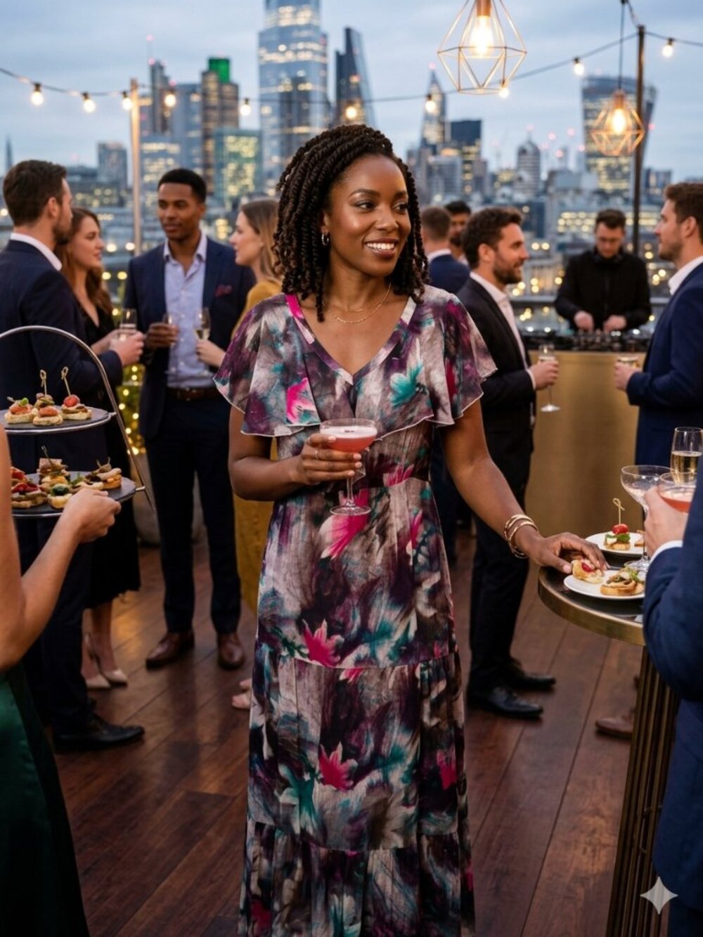 Soft Surroundings Flowy Maxi Dress in Size Tall Small